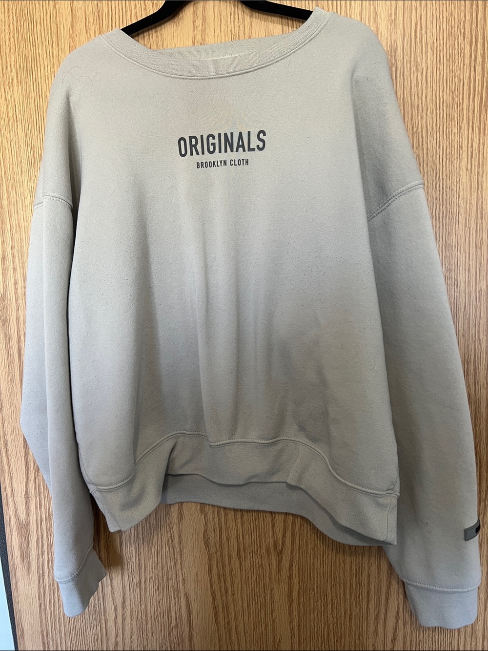 Brooklyn Cloth Men's Crewneck Sweatshirt - Pale Gray